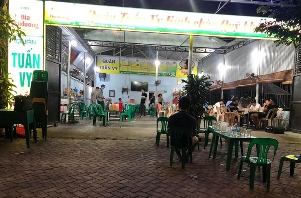 Quán bia nơi xảy vụ việc