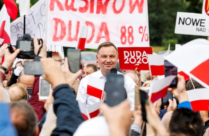 Tổng thống Ba Lan Andrzej Duda. Ảnh: Reuters