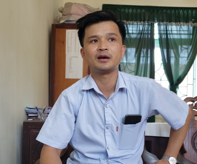 Ông Ngô Thanh Hiếu – Phó Chủ tịch UBND xã Đồng Hóa.