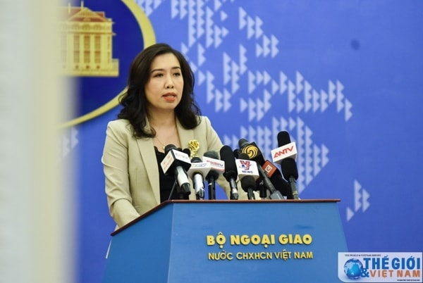 Người phát ngôn Bộ Ngoại giao Việt Nam Lê Thị Thu Hằng. Ảnh: TG&VN