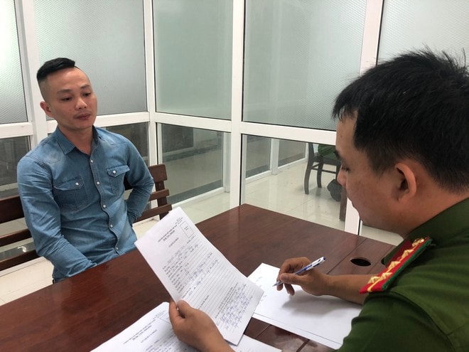 Công an đã khởi tố, bắt tạm giam Nguyễn Đình Tuấn, đối tượng cầm đầu chuyên cho vay nặng lãi. Ảnh: Nguyễn Tú