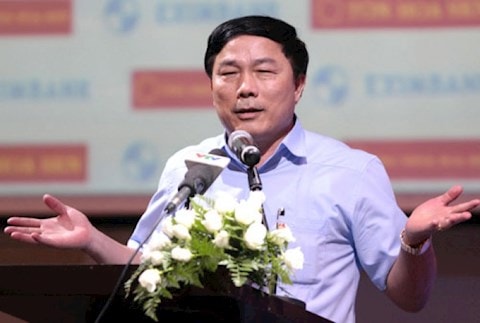Người đứng đầu CLB Thanh Hóa rất ấn tượng với cách làm bóng của bầu Đức. Ảnh: internet.