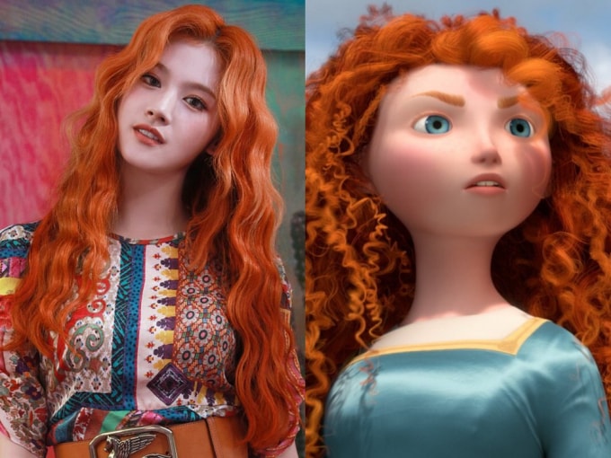Sana (TWICE) – Công chúa Merida (Phim Brave)