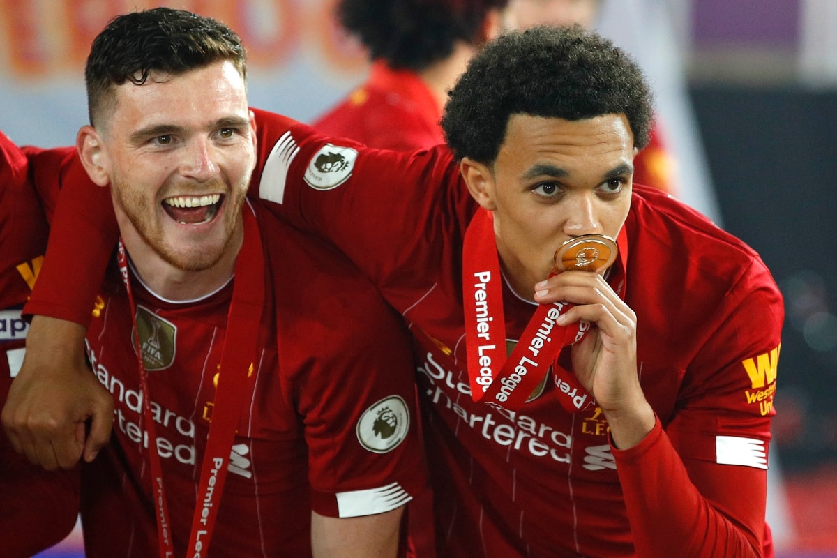 Hậu vệ Trent Alexander-Arnold là cầu thủ có nhiều pha kiến tạo nhất lịch sử Premier League trong một mùa giải. Ảnh: internet.