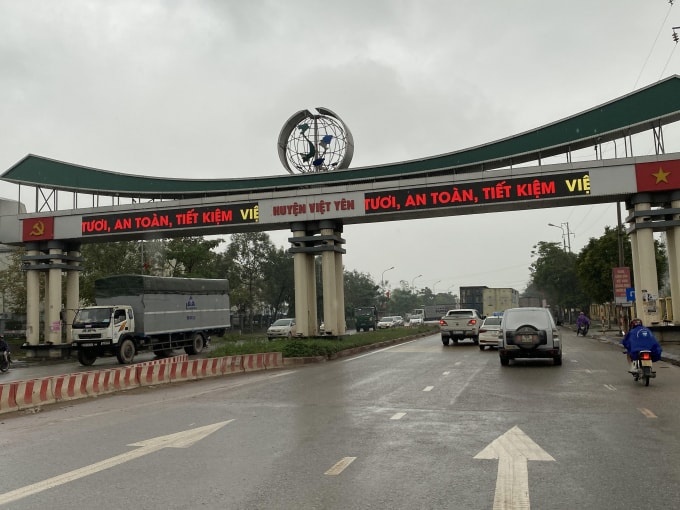 Huyện Việt Yên có nhiều lợi thế để thúc đẩy nền kinh tế. Ảnh: Dương Lâm