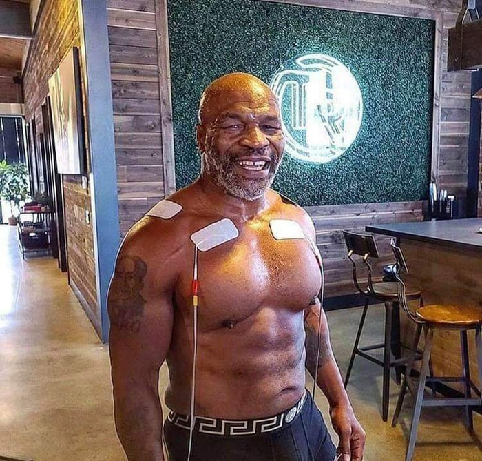 Mike Tyson đã tập luyện rất tích cực trong những ngày qua. Ảnh: internet.