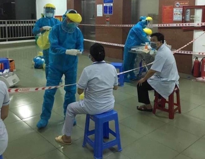Bệnh viện C Đà Nẵng đang được khoanh vùng ở mức độ hẹp. Ảnh: BVCC