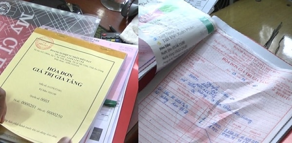 Tài liệu, chứng cứ lực lượng công an thu được tại nhà các đối tượng. Ảnh: Công an cung cấp