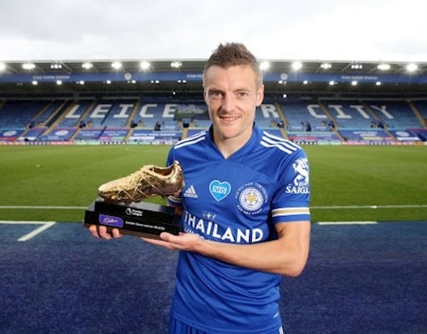 Cầu thủ Vardy giành Vua phá lưới NHA mùa này với 23 bàn. Ảnh: internet.