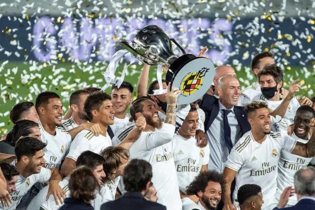 Các cầu thủ đội tân vô địch La Liga đều phải cắt giảm 10% lương. Ảnh: internet.