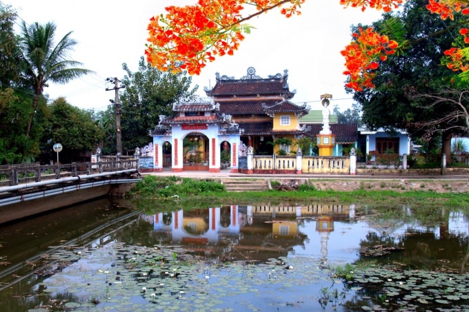 Ngôi chùa Giác Nguyên trước khi đại trùng tu.