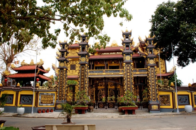 Hình ảnh chùa Giác Nguyên sau 8 năm trùng tu nhiều hạng mục.