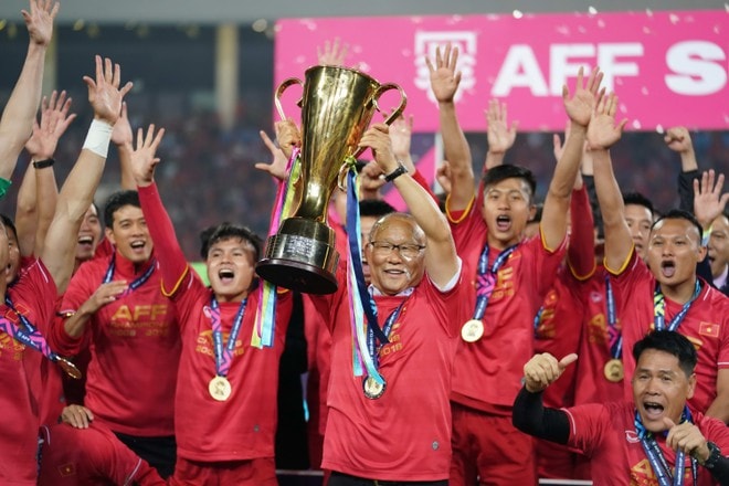 Đội tuyển VN sẽ bảo vệ ngôi vô địch AFF Cup trong năm 2021. Ảnh: internet.