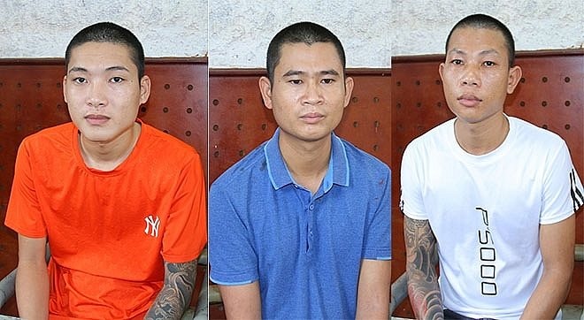 3 đối tượng bị khởi tố về hành vi đưa người Trung Quốc nhập cảnh trái phép. Ảnh: TL.