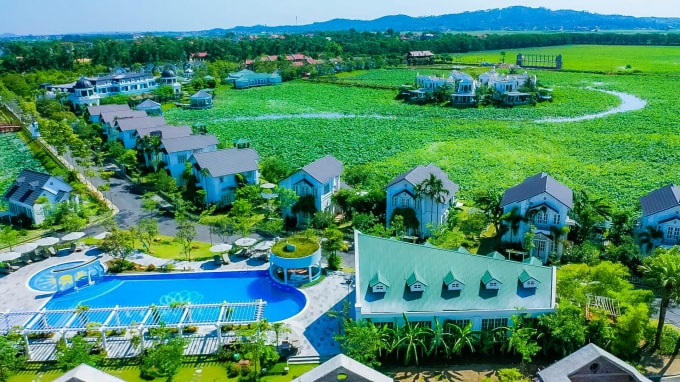 Vườn Vua Resort & Villas Phú Thọ thu hút rất nhiều nhà đầu tư quan tâm.