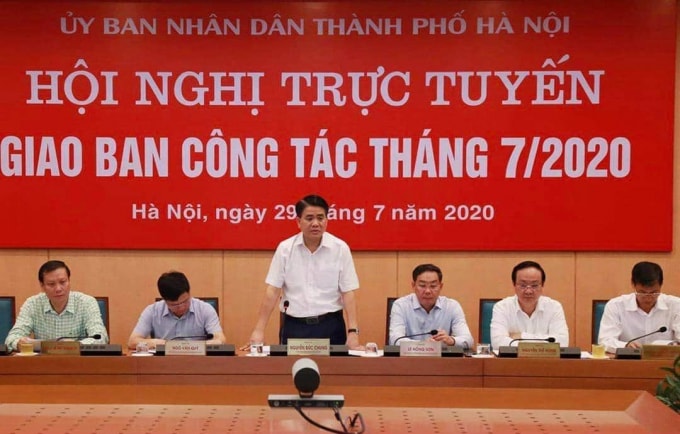 Chủ tịch Nguyễn Đức Chung nói về ca nghi nhiễm SARS - CoV- 2 tại Quận Nam Từ Liêm.