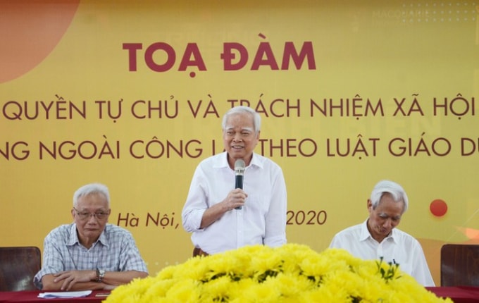Thầy Nguyễn Văn Hòa cho rằng, dịch Covid -19 kéo dài thì trường tư rất nguy (ảnh TL).