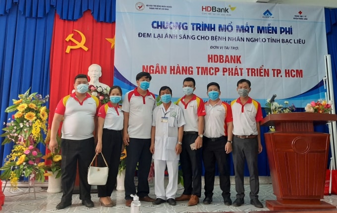 HDBank tiếp tục hành trình “đem lại ánh sáng cho người nghèo bị đục thủy tinh thể” cho gần 200 bệnh nhân tỉnh Bạc Liêu.