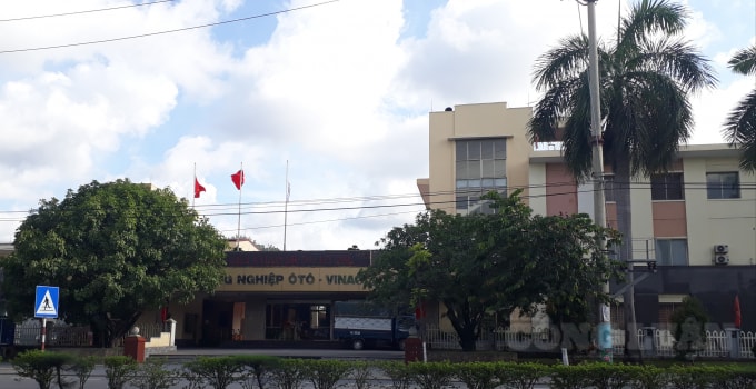 Trụ sở Công ty CP Cơ khí Ô tô - Vinacomin. Ảnh: Nguyễn Quân.