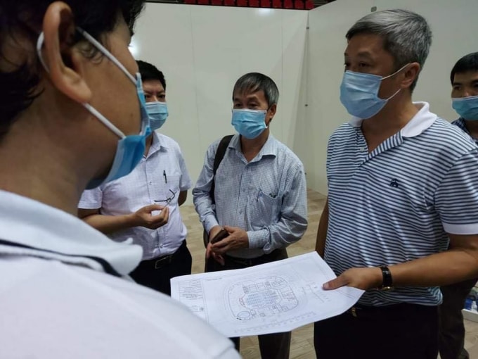 Thứ trưởng Nguyễn Trường Sơn đề nghị các đơn vị thi công phối hợp chặt chẽ với nhau, đảm bảo an toàn, chất lượng của công trình (ảnh Anh Văn, Tuấn Dũng).