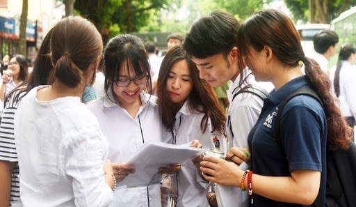 Hình ảnh thí sinh dự thi tốt nghiệp THPT tại Hà Nội. Ảnh: internet.