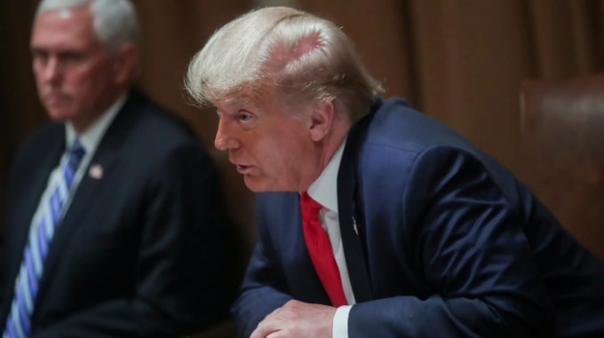 Tổng thống Hoa Kỳ Donald Trump. Ảnh: Reuters