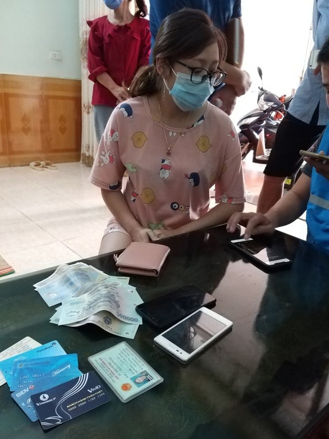 Công an huyện Nghi Lộc phối hợp Công an xã Sùng Phài, Công an TP Lai Châu bắt giữ đối tượng Trần Thị Ngọc.