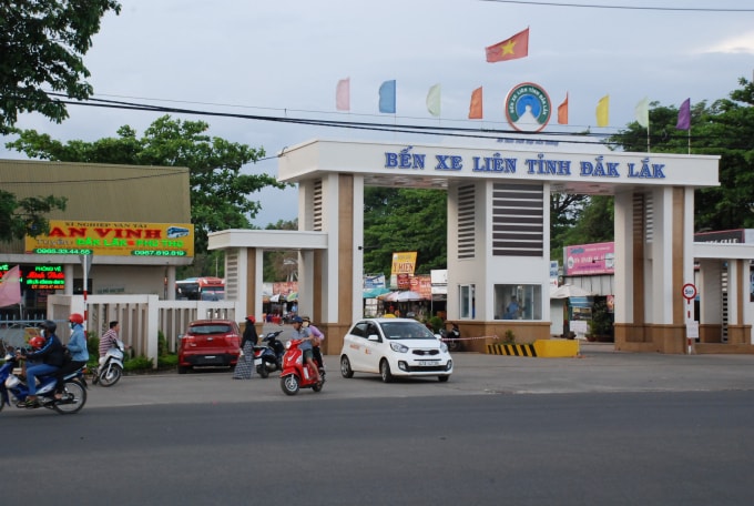 Bến xe liên tỉnh Đắk Lắk. Ảnh: TL