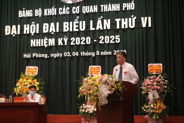 Bí thư Đảng ủy khối các cơ quan, Phạm Xuân Thanh- Phát biểu tại Đại hội