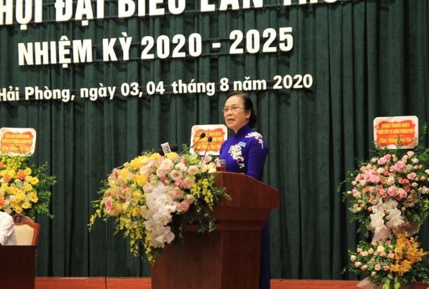 Phó bí thư Thường trực Thành ủy, Nguyễn Thị Nghĩa- Phát biểu tại Đại hội