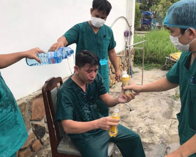 Hình ảnh xót xa khiến bất cứ ai cũng khó có thể kìm lòng.