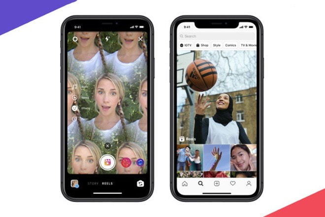 Ứng dụng Instagram chính thức có công cụ cạnh tranh TikTok. Ảnh: internet.