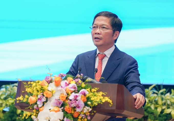 Bộ trưởng Bộ Công Thương Trần Tuấn Anh phát biểu. Ảnh Chinhphu.vn