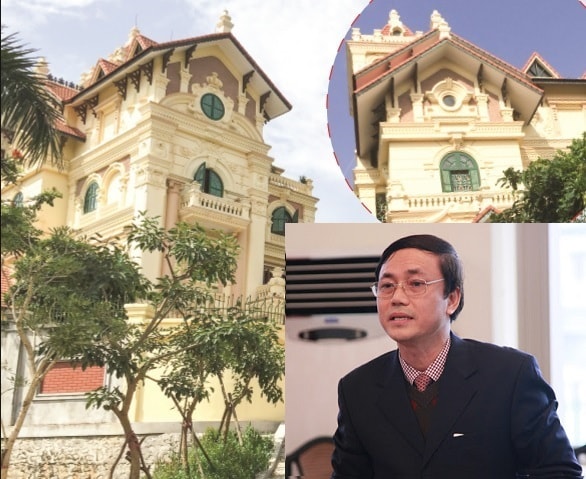 Biệt thự xa hoa của ông Trần Văn Khâm, cựu Chủ tịch HĐQT, Tổng Giám đốc Công ty Gang thép Thái Nguyên (TISCO) trái ngược với tình cảnh làm ăn bết bát của TISCO.
