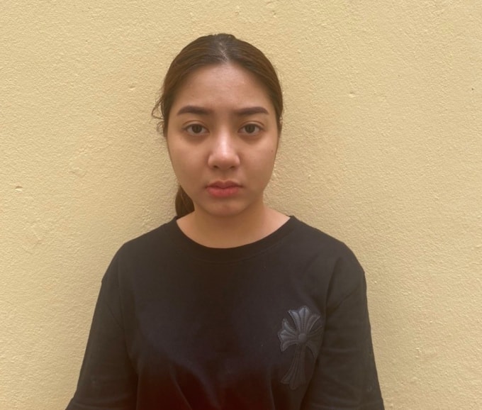 Đối tượng Nguyễn Phương Thảo môi giới cho huấn luyện viên thể hình bán dâm cho quý cô với giá 18 triệu đồng. Ảnh: Cơ quan công an