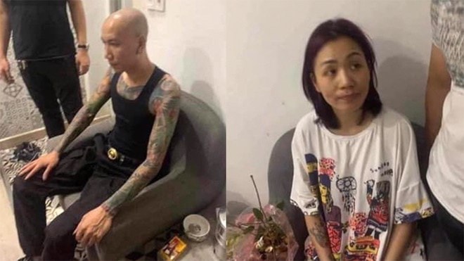 Vợ chồng Phú Lê bị bắt giữ tại Hoàng Mai, Hà Nội.
