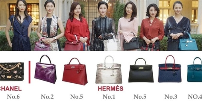 Những chiếc túi hàng hiệu trong
