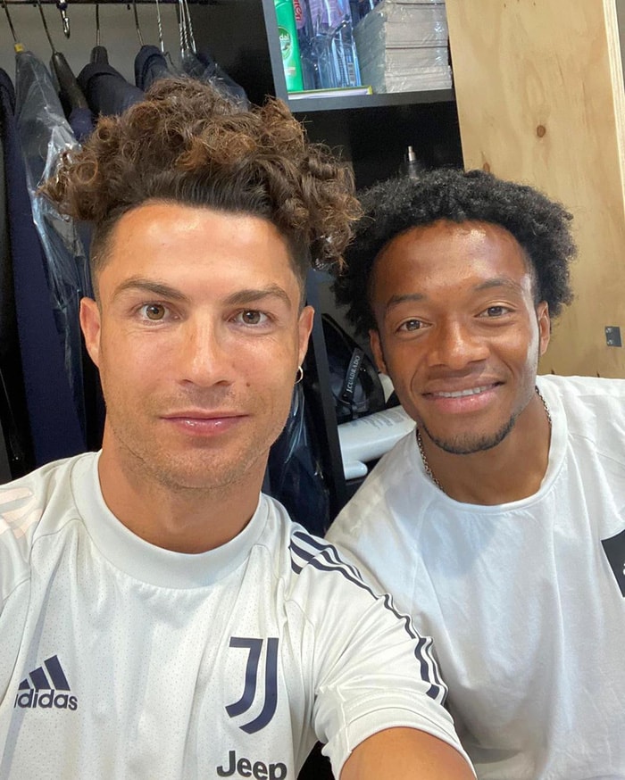 Kiểu tóc cách đây vài tháng của Ronaldo. Ảnh: internet.