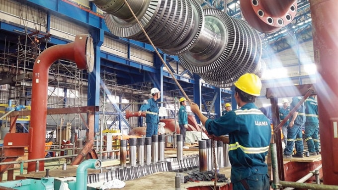 Các thiết bị chính tại NMNĐ Thái Bình 2 đã hoàn tất