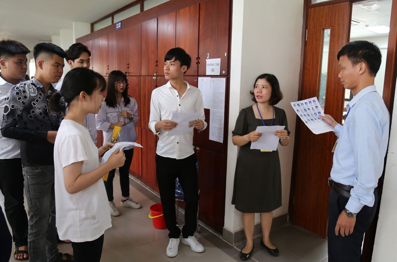 Hình ảnh thí sinh Bắc Ninh tại kì thi THPT quốc gia năm 2019. Ảnh: internet.