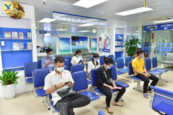 Bệnh viện Đa khoa MEDLATEC thực hiện nghiêm túc công tác phòng dịch. Ảnh: TL