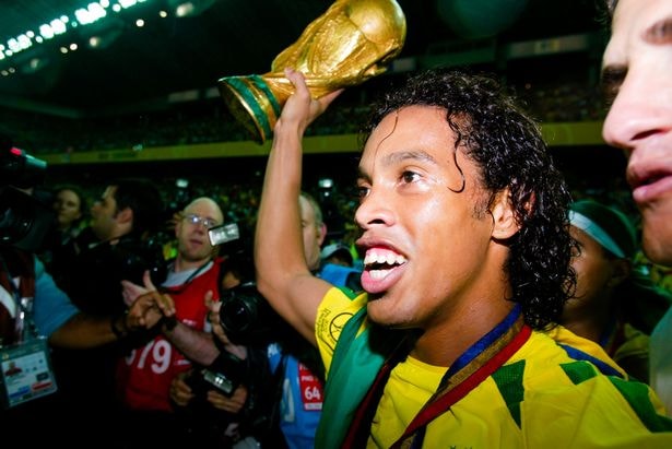 Cựu tuyển thủ Brazil Ronaldinho từng vô địch World Cup với Brazil vào năm 2002. Ảnh: internet.