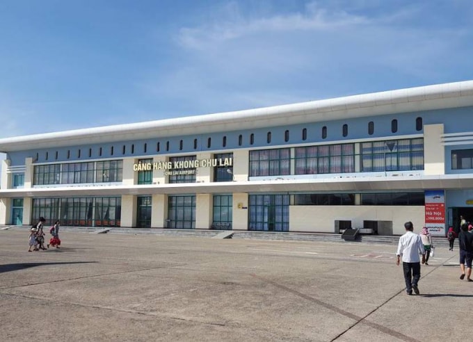 Bộ Giao thông vận tải chỉ đạo giảm nhưng chưa dừng toàn bộ các chuyến bay đi, đến Cảng hàng không Chu Lai. Ảnh minh họa
