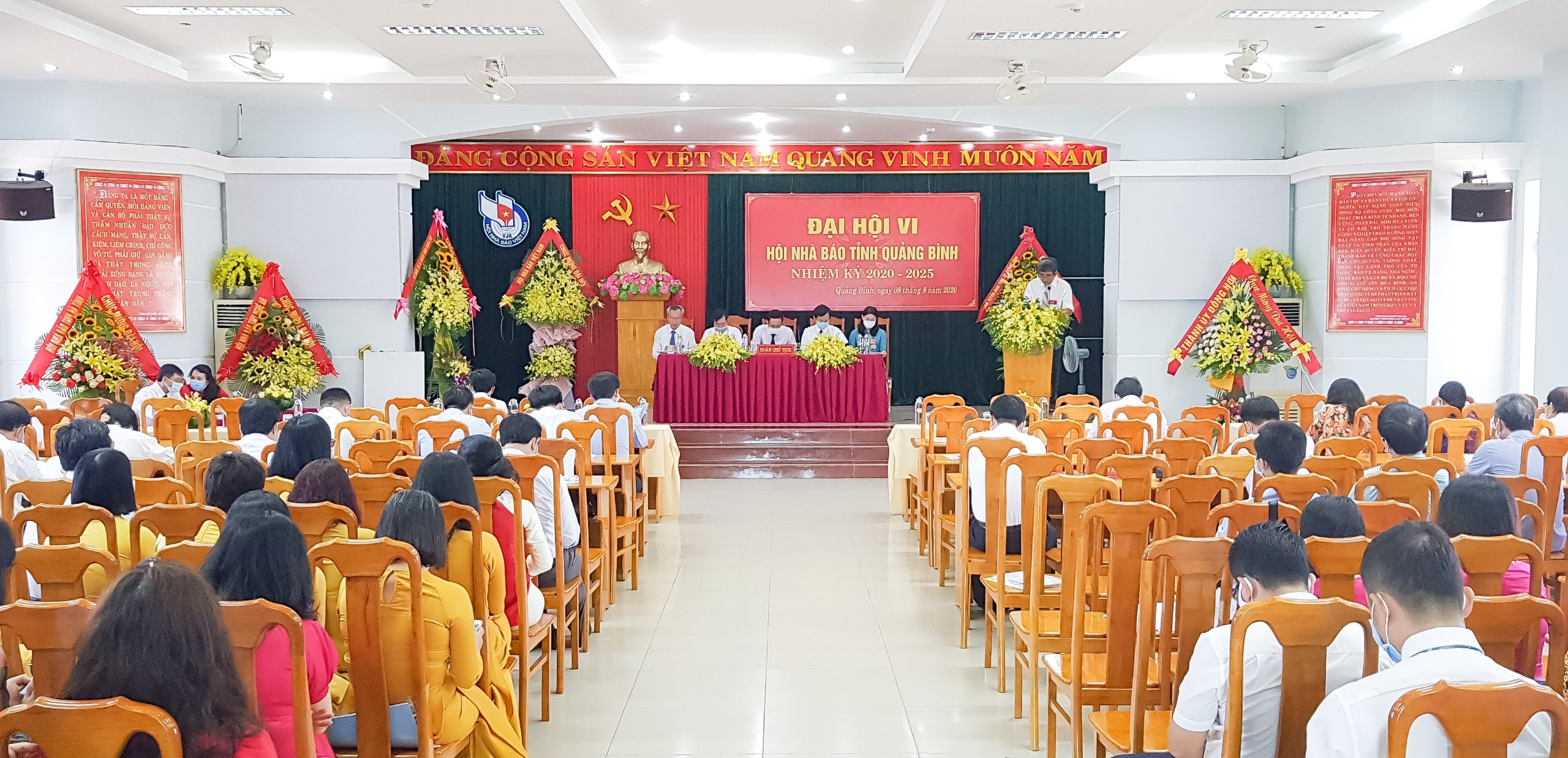 Đại hội Hội Nhà báo tỉnh Quảng Bình khóa VI, nhiệm kỳ 2020-2025.