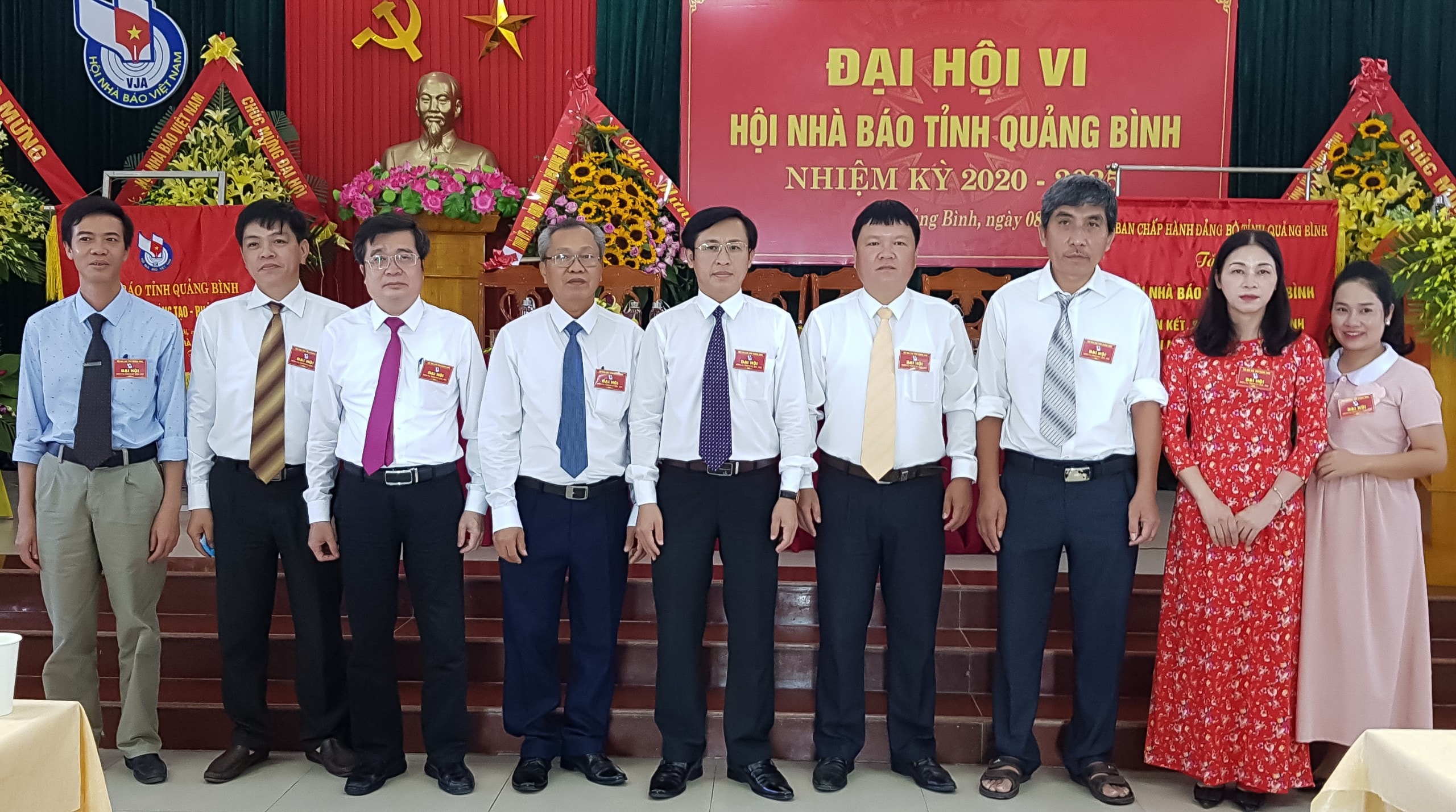 Ban chấp hành Hội Nhà báo tỉnh Quảng Bình khóa VI, nhiệm kỳ 2020-2025.