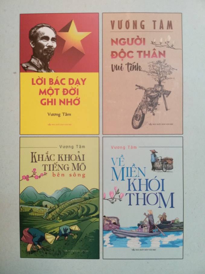 Bốn cuốn sách của nhà báo Vương Tâm in trong năm 2020 (NXB Văn Học)