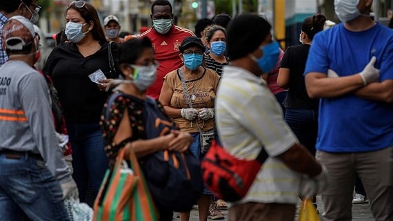 Mỹ Latin là điểm nóng mới của dịch Covid-19 trên thế giới. Ảnh: Reuters.