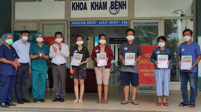 Cả 5 bệnh nhân đều có 3 lần xét nghiệm âm tính (ảnh TL).