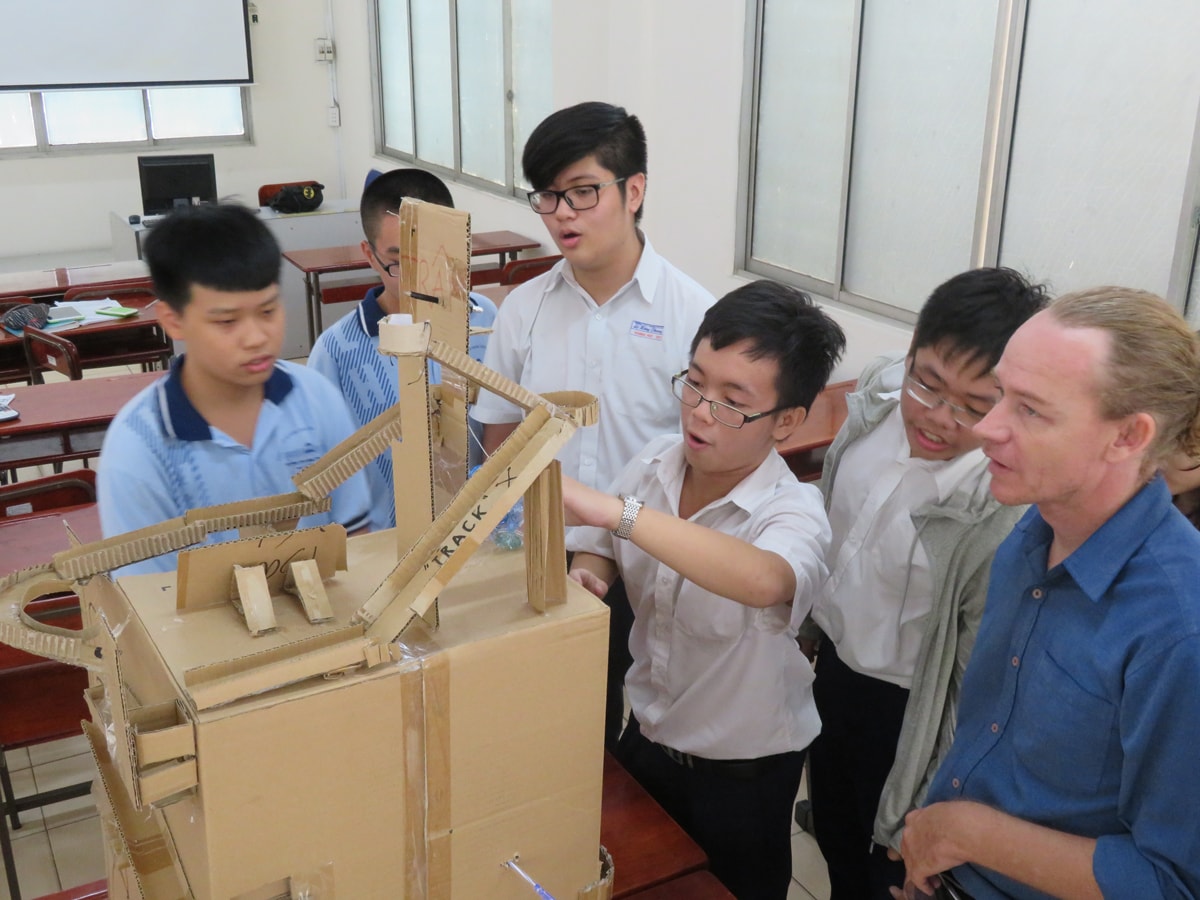 Quy trình xây dựng bài học Stem của Bộ GD&ĐT. Ảnh: internet.