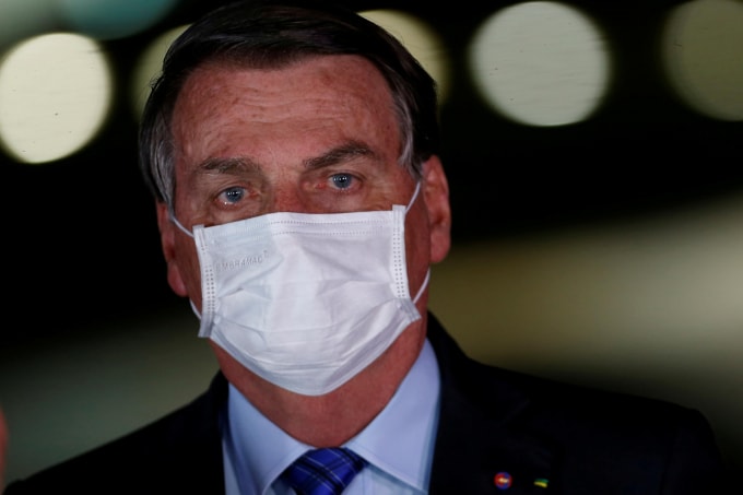 Tổng thống Brazil Jair Bolsonaro. Ảnh: Reuters